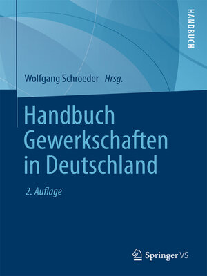 cover image of Handbuch Gewerkschaften in Deutschland